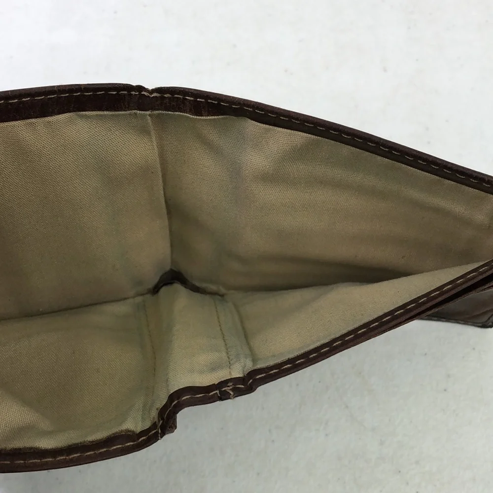 Columbia Brown Bifold Leather Wallet